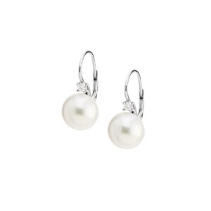 Orecchini di perle e diamanti genisi pearls