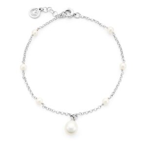 Anklet with drop pearl