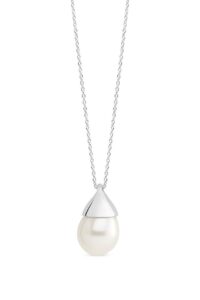 Pendente con perla bianca a goccia_Genisi Pearls