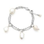 Bracciale con perle barocche naturali genisi pearls