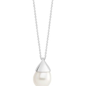 Genisi pearls - Pendente con perla bianca a goccia - GP_140