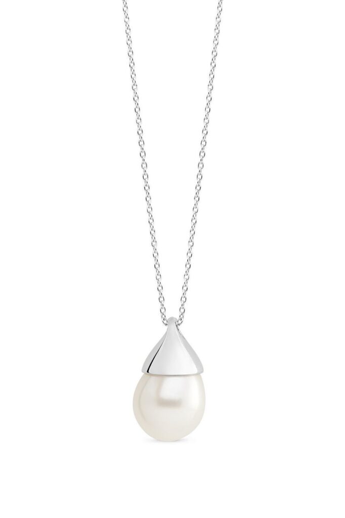 Genisi pearls - pendente con perla bianca a goccia - gp_140