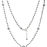 Collana Rosario “Chanel” con perle nere Genisi Pearls