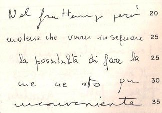 scrittura grande
