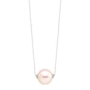 Catenina in oro e perla rosa AAA