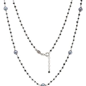 Rosario "Charleston" con perle nere