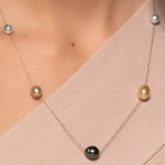 collana in oro e perle di cromie naturali - Genisi Perle - GP_269_2_I