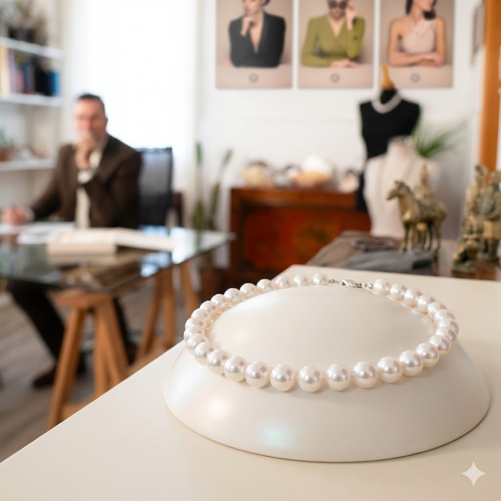 Perle akoya Perle akoya giapponesi lucentezza specchio showroom genisi pearls