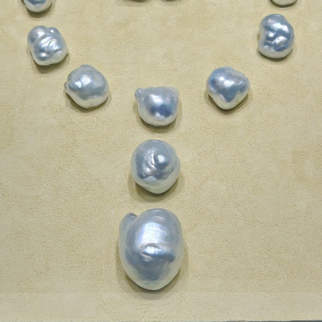 Perle barocche dei mari del sud sino a 20 mm - progetto wabi sabi