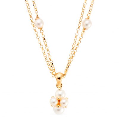 Genisi pearls - Collana su doppia catena e perle con pendente - GP_180_scaled.jpg