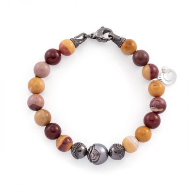 Bracciale con perla Tahiti e Mokaite - Genisi perle - GP_218_2