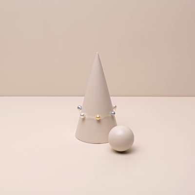 Bracciale in oro con Cromia di perle Akoya - Genisi perle - GP_326