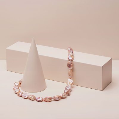 Collana Ming barocca con cromie di perle - Genisi perle - G_327